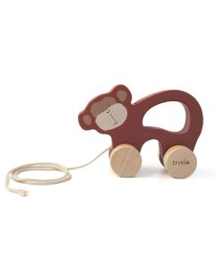 Wooden Pull Along Toy - Mr. Monkey Trixie