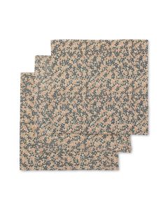 3 Pack Muslin Cloth Gots - Champ Bleu Konges Sløjd