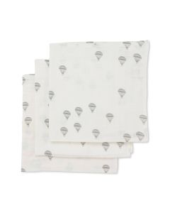 3 Pack Muslin Cloth Gots - Parachute Creme Konges Sløjd