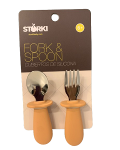 Pack Cuchara y Tenedor Acero Inoxidable Muted Storki