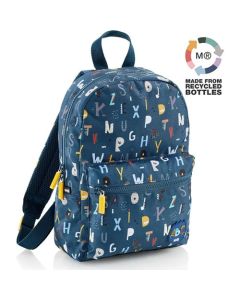 Mochila Letras azul mini 12735 MiquelRius