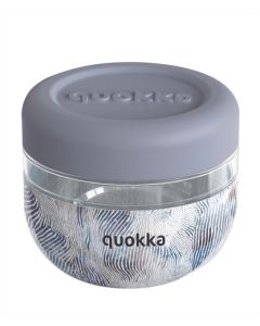 Recipiente transp. silic. Bubble Zen 500ml Quokka