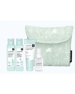Neceser de viaje verde Suavinex