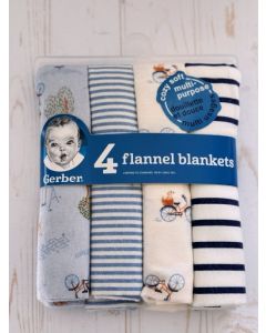 Pack x 4 sabanas Puppy Playground Gerber