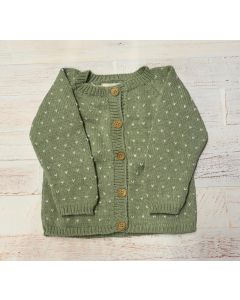 Saquito Picos verde 9-12m Miau