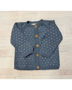 Saquito Picos azul 9-12m Miau