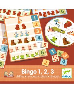 Bingo 1, 2, 3 Numbers Djeco