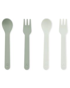 Spoon and Fork 2-pack Olive Trixie