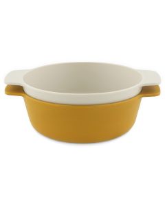 Bowl 2-pack Mustard Trixie
