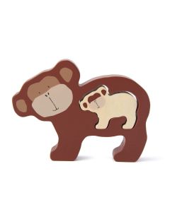 Wooden Puzzle - Mr. Monkey Trixie