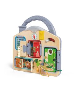 Tablero de Juegos Bloquea y Aprende Hape