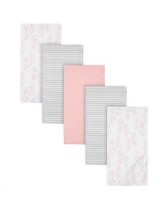 Set de 5 sabanas Franela Jirafa Rosa Gerber