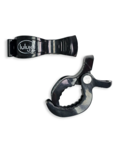 Stroller clips x 2 negro Lulujo