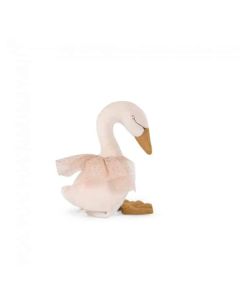 Cream Swan Rattle La Petite Ecole De Danse Moulin Roty