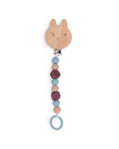 Rabbit soother holder Après la Pluie Moulin Roty