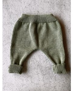 Pantalon basico 6 a 9m verde claro Miau