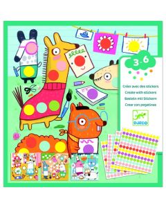 With Coloured Dots Djeco