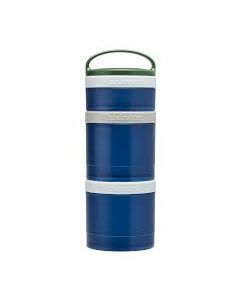 Contenedor snacks x3 compatimentos Azul/Gris Whiskware