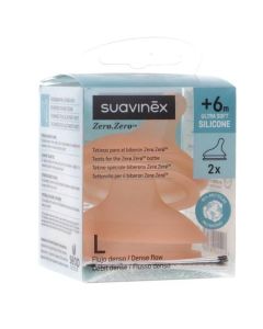 Pack Tetinas Zero Flujo L (Mucho) - Medium Suavinex
