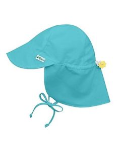 Gorro con Protector de cuello - Aqua 9-18m Green Sprouts
