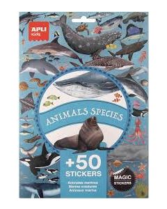 Magic Stickers animales marinos Apli