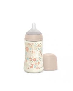 Biberón 270Ml Fisio 3-6M Flujo M Wonder Rosa Suavinex