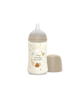 Biberón 270Ml Fisio 3-6M Flujo M Wonder Crema Suavinex