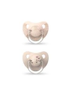 Chupete Anat. Sx Pro 0-6m (X2uds) - Rosa Suavinex