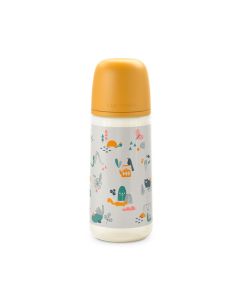 Biberon PP 360ml Anat Silic +6m 2L - Mostaza Suavinex