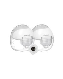 Extractor doble de leche portátil c control remoto Bebesit