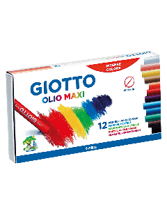 Oleo  Maxi Pastel x 12 colores Giotto