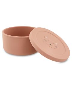 Silicone Snack Pot With Lid - Mrs, Cat Trixie