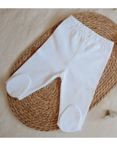Pelele pretina normal blanco 3/6 Mon Petit