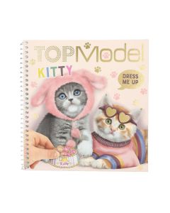 Cuaderno con calcomanías TOPModel Dress me KITTY TopModel