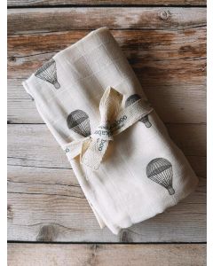 Muslin Single Cloth Gots - Parachute Creme Kong Slojd