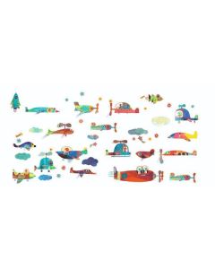 Flying Vehicles Little Big Room By Djeco