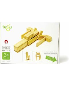24-Piece Set In Natural Tegu