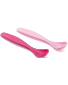 Set X2Uds Cucharas +4M Rosa Suavinex