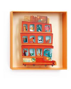 Big Bus - 21X21X4Cm Little Big Room By Djeco