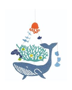 Whale Under Water Little Big Room By Djeco