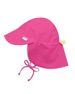 Gorro con protector de cuello UV Fucsia 9-18m Iplay