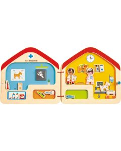 Libro Magnetico - visita al veterinario