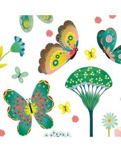 Butterflies In The Garden Little Big Room By Djeco