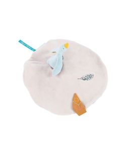 Olga The Goose Comforter With Soother Holder Moulin Roty