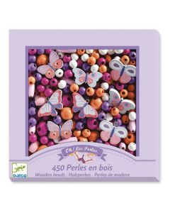 Wooden Beads, Buterflies Design By By Djeco