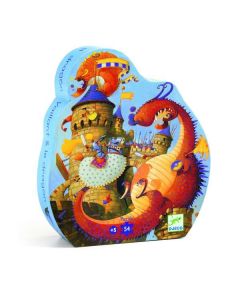 Vaillant And The Dragon - 54 Pcs Djeco
