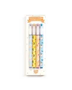 4 Elodie Metallic Markers Lovely Paper
