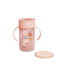 Vaso 360° - 340Ml +12M  Rosa Claro Suavinex