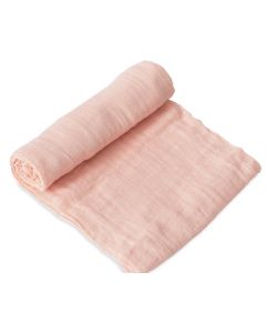 Cotton Muslin Swaddle x1 - Rose Petal Little Unicorn