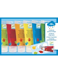 6 Finger Paint'S Tubes Design By By Djeco